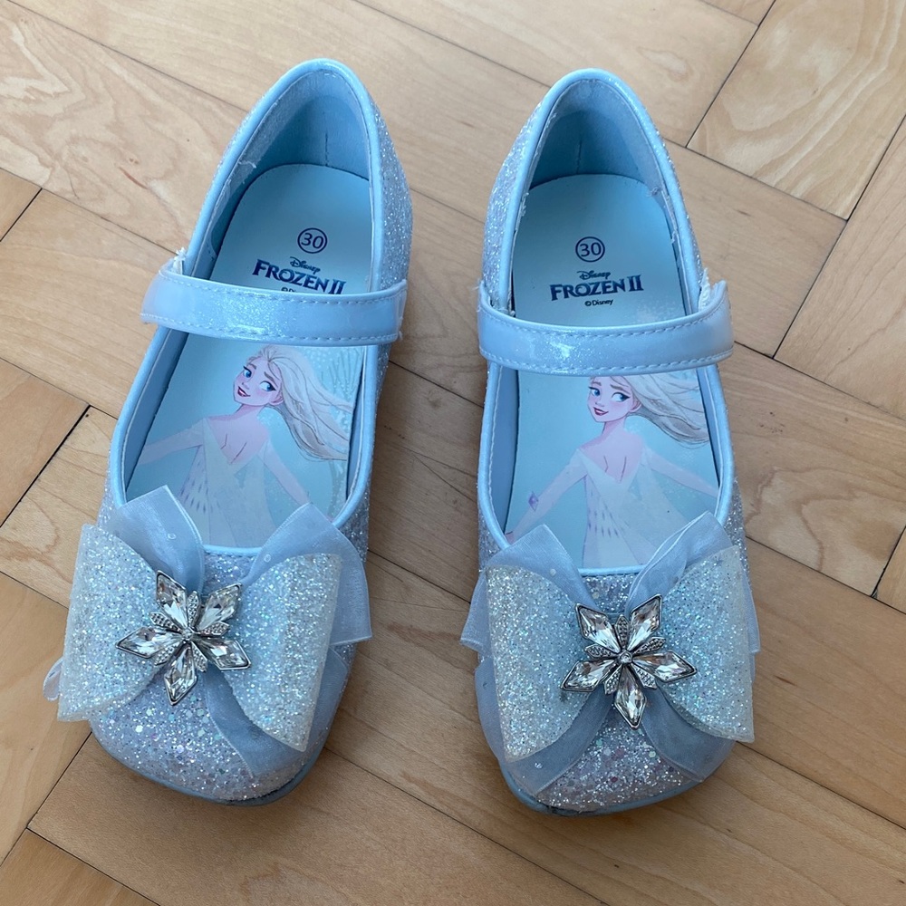 Disney Frozen Sparkling Jeweled Ballerina Kids Shoes